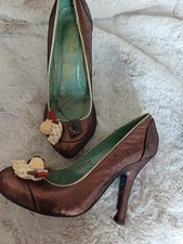 IRREGULAR CHOICE *CORTESAN CHOCOLATES* BEAUTIFUL SHOES SZ 40 NEW