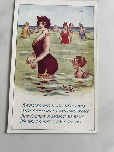 Pre world war saucy postcard - pre,