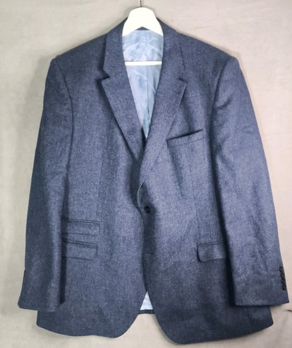 Robert noble blue herringbone - blue,