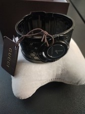 GUCCI Ladies Black Steel Twirl