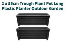 Plant Pot Trough Plastic Long