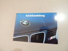 Owners Manual BMW M5 M5