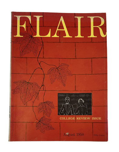 Flair magazine august - magazine, 1950