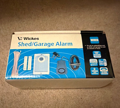 Wickes shed garage - wickes, alarm