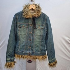 Vintage faux fur afghan jacket