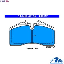 BRAKE PAD SET DISC BRAKE