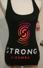 Strong by Zumba Wear Instructor Sleeveless Racerback Shirt Sizes XS,S,M,XL (B109