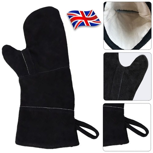 Wood burning stove - wood, gloves
