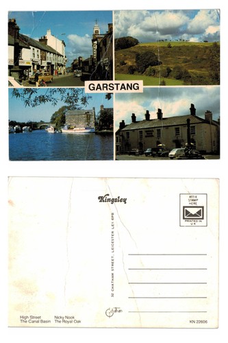 Postcard multi view garstang - postcard, multi-view