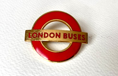 Red enamel vintage london - red,