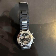 CARTIER Must 21 Chronoscaph Chronograph W10125U2 Quartz Wristwatch Mens Cartier 