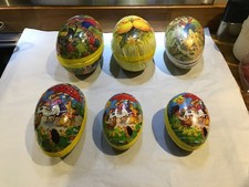 Vintage Paper Mache Easter Eggs - 6