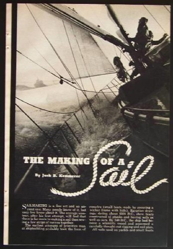 Sailmaking 1953 vintage