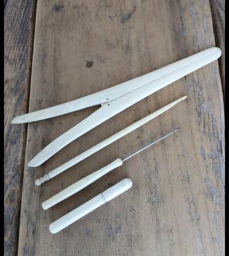 Antique bovine haberdashery - bovine,