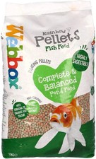WEBBOX RAINBOW FLOATING POND PELLETS FOR GOLDFISH POND FISH **damaged bag**