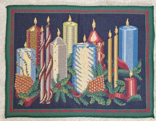 Vintage christmas placemats - christmas,