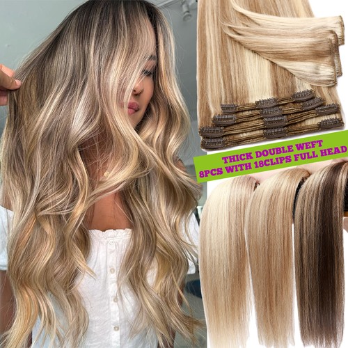 Clearance double weft clip - clearance, in