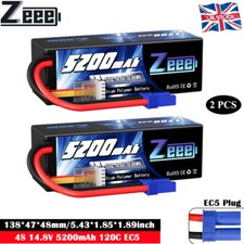 2x Zeee 14.8V 4S LiPo Battery