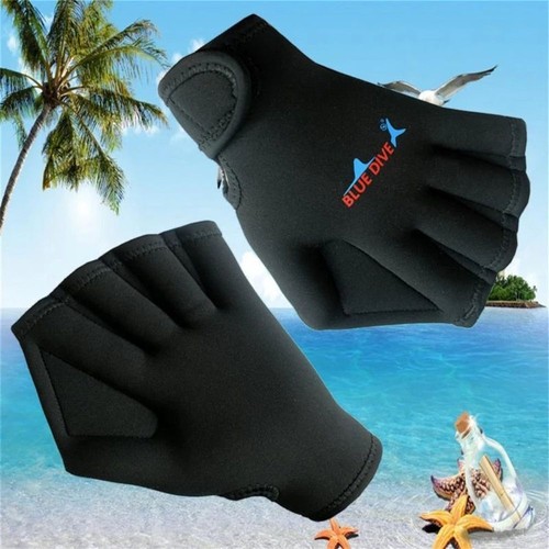 Glove paddles swimming webbed - paddles,