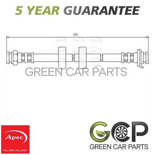 Apec front brake hose fits - apec,