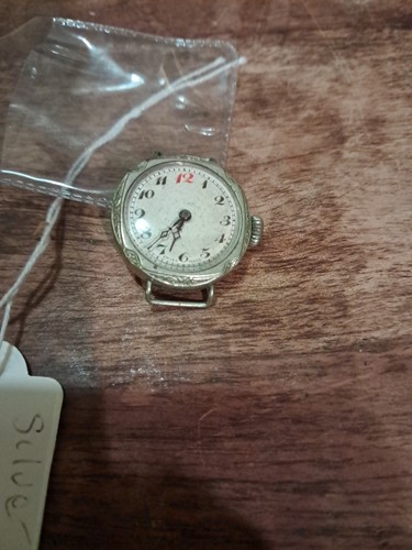 Vintage silver watch not - silver,