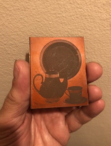 Letterpress printing plate tea - letterpress,
