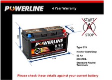 Battery fits jaguar type f - type,