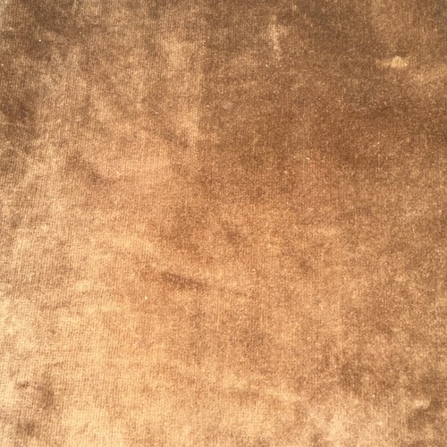 Small brown velvet - brown, curtain