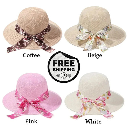 Ladies women sun hat straw - ladies,