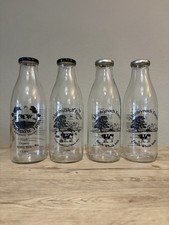 EMPTY Used 1l Milk Bottle From