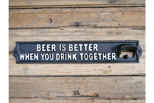 Bottle opener wall mounted - wall,