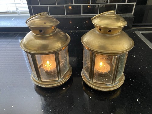 Tea light brass - lanterns,