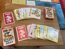Noddy Snap Game Bundle - Pepys Game - 1975 And 1984 Noddy Snap Children’s Cards
