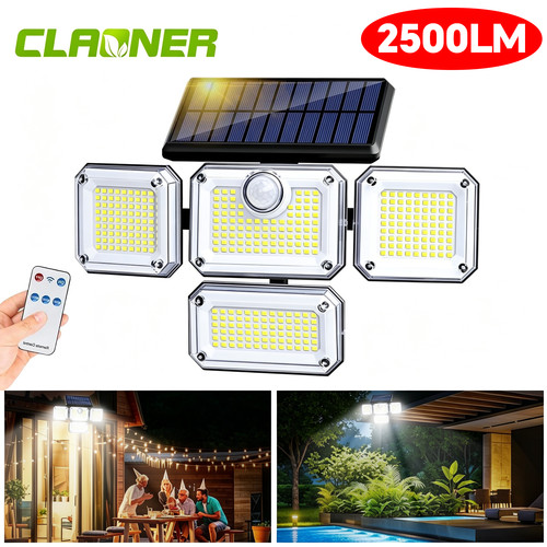 Head led solar motion sensor - led,