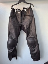 Frank Thomas Leather Motorcycle  Touring Pants, Fabric Lined,  Used Once Size 38