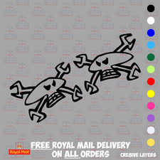 (X2) Guy Martin Skull Logo