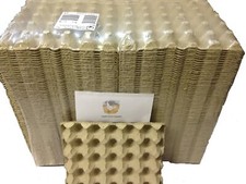 154 grey cardboard egg trays - x,