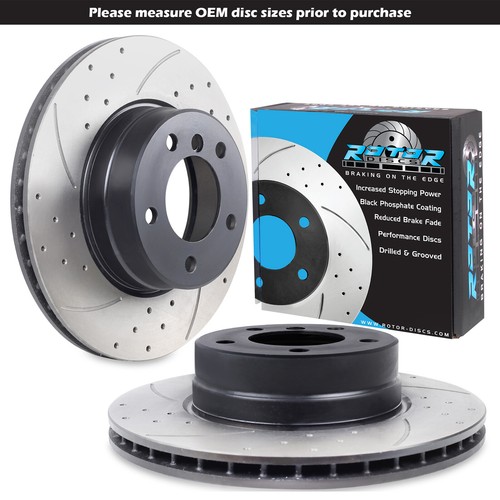 Front drilled grooved - drilled, 310mm