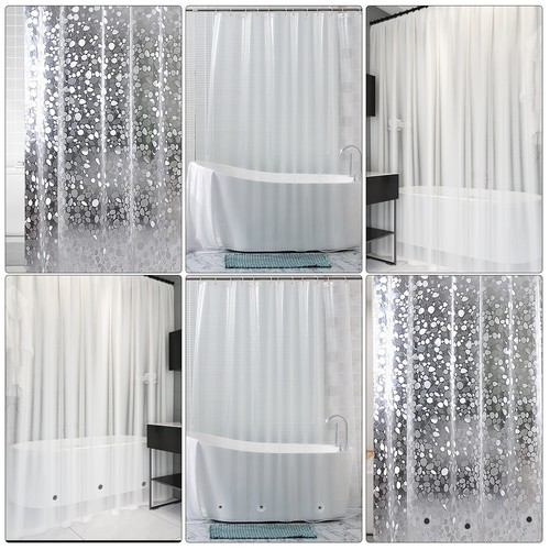 Clear shower curtain - clear,