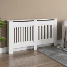 Large Tall Radiator Cover Modern Home Cabinet Wooden Heating Storage Sideboard