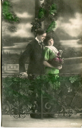 Couple garden flowers studio - flowers, (studio