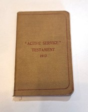WWI 1917 Active Service Testament Pocket Bible