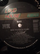 VG+ Sax – Give Yourself To