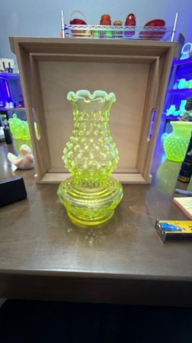Imperial glass uranium hobnail - imperial,