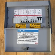 Eaton MEM Memshield 2 ,10 Way Consumer Unit With Main Switch and 7 Breakers 