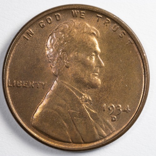 1934 lincoln wheat penny - lincoln,