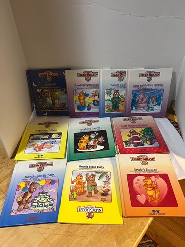 Teddy ruxpin lot books - teddy, 10