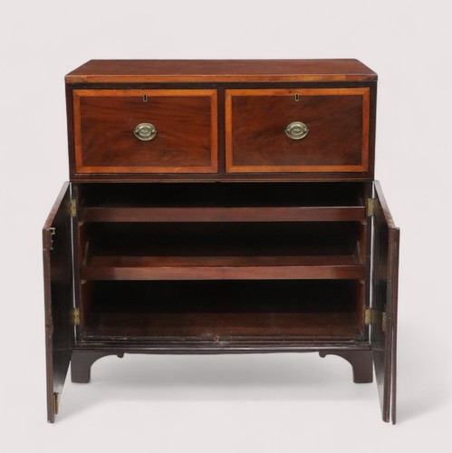 Antique low georgian - antique, mahogany
