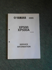 YAMAHA XP500 & A 2004  & 03 GENUINE SERVICE INFORMATION 2 MANUALS