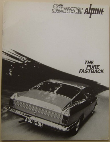Sunbeam alpine fastback - sunbeam,